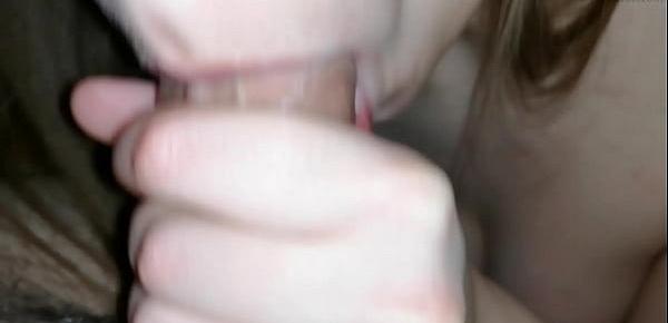  cum in mouth, juicy blowjob from beauty, real homemade